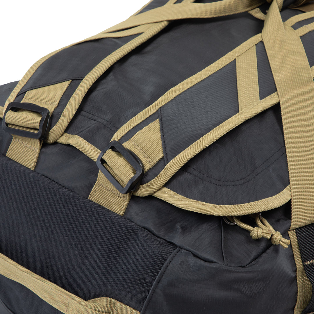 Bolso Convertible en Mochila 80L Roy Negro/Beige