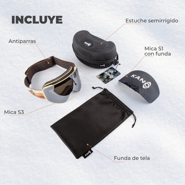 Antiparras de Nieve Magnéticas CEDAR