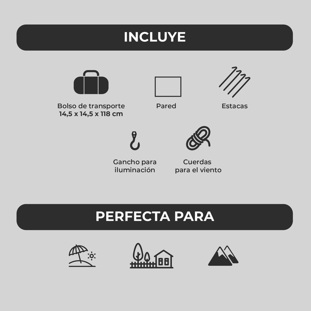 Toldo Plegable Automático 250 x 250