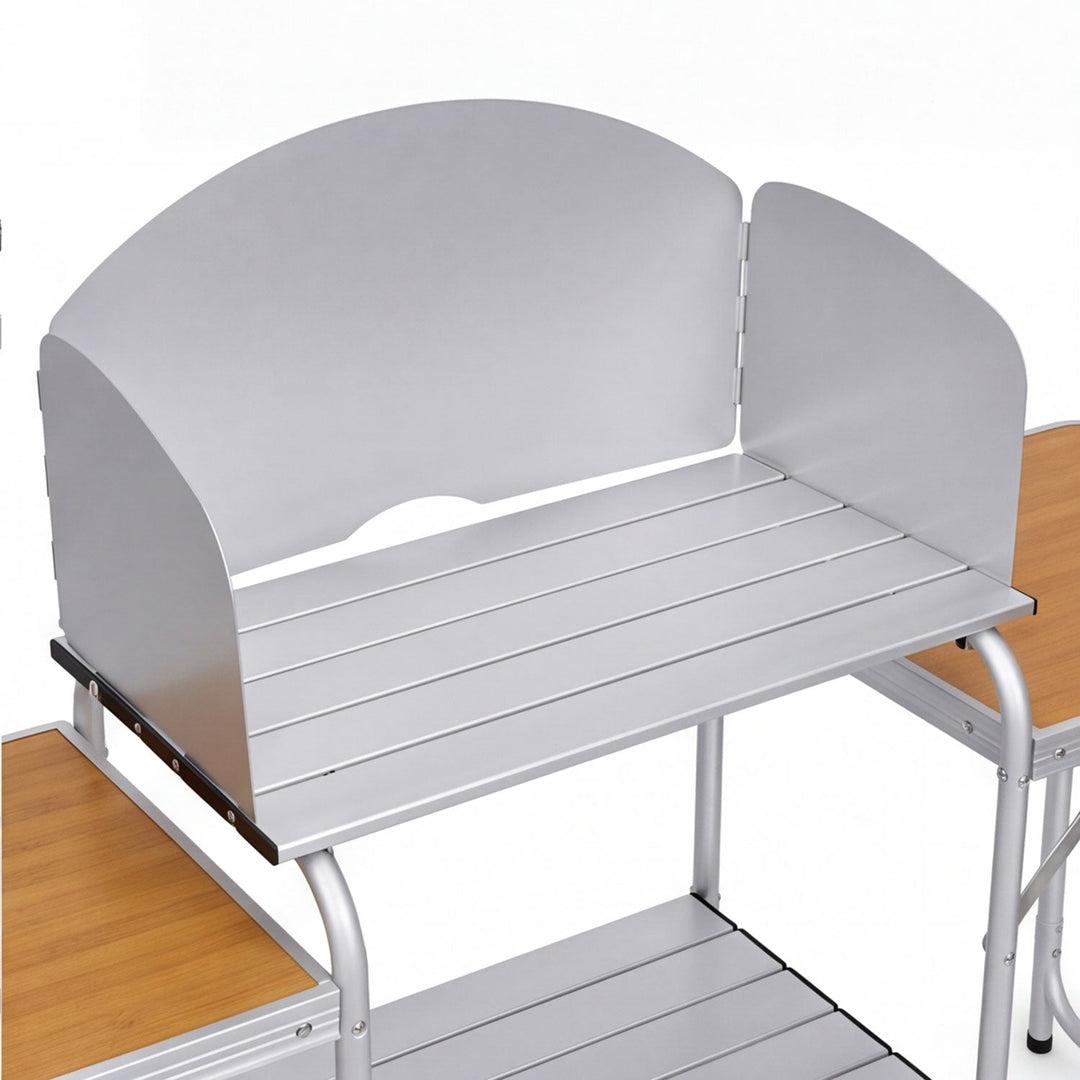 Mesa y Estación de Cocina para Camping BURNEY