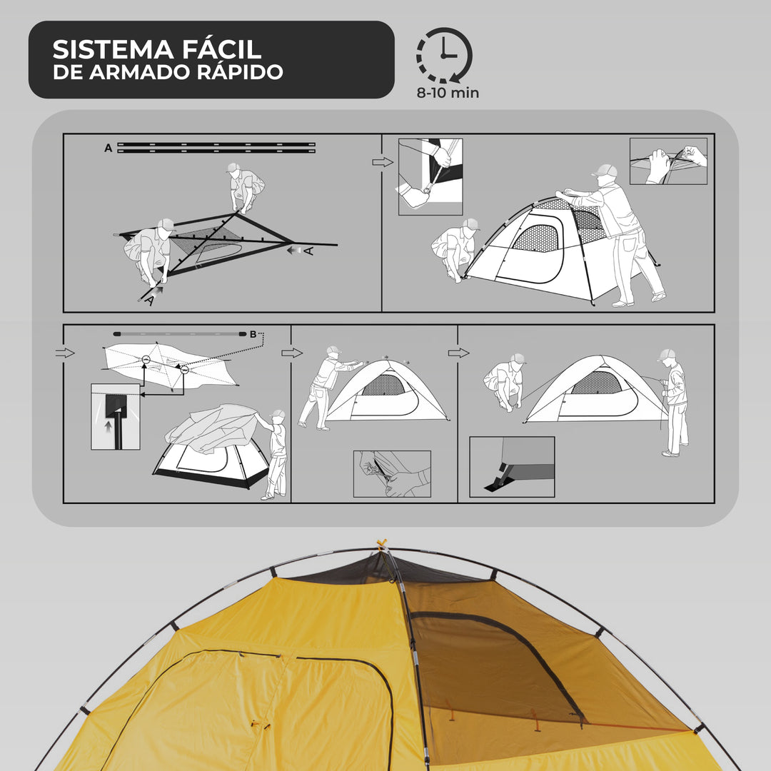 Carpa Calafquen 6 Personas