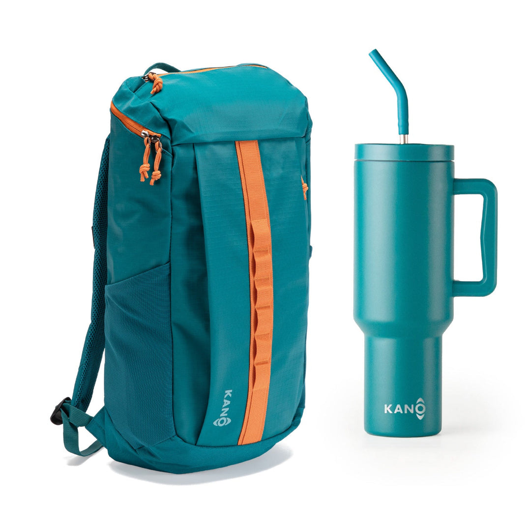 Mochila Andes + Vaso Quencher Petróleo