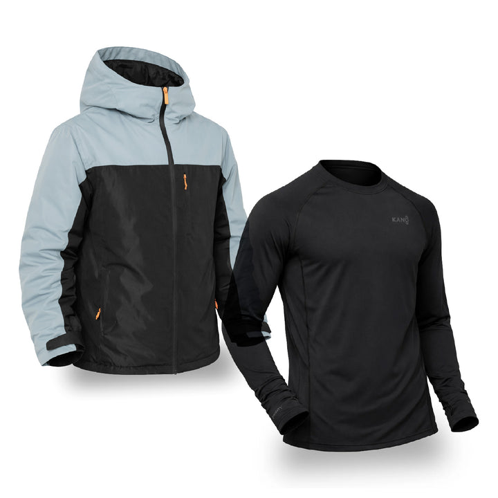 Combo Nieve Chaqueta de Nieve Chillán + Primera Capa Tortel Hombre