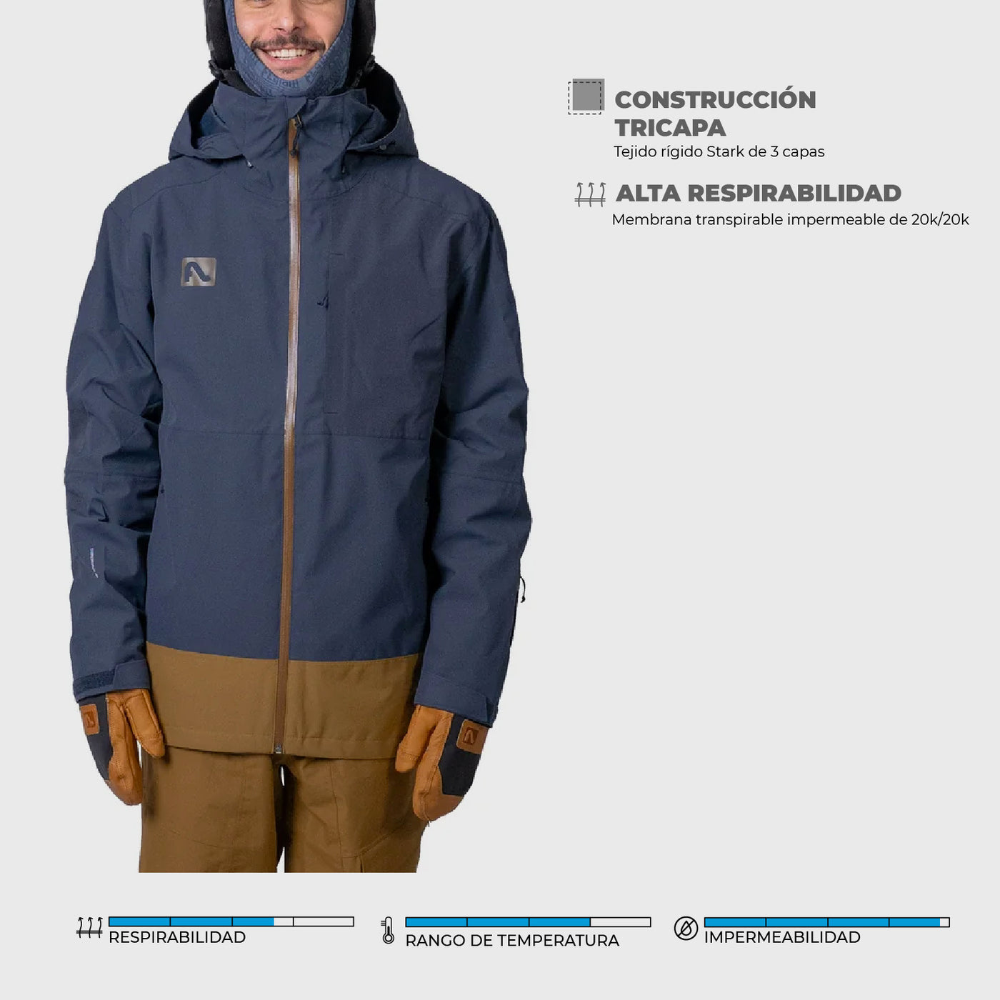 Chaqueta de Nieve Hombre Dante