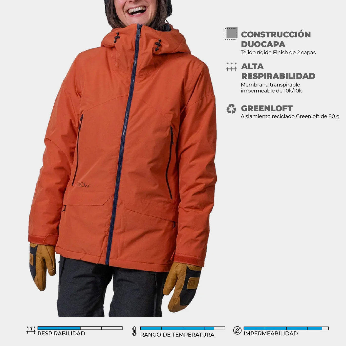 Chaqueta de Nieve Mujer Sarah