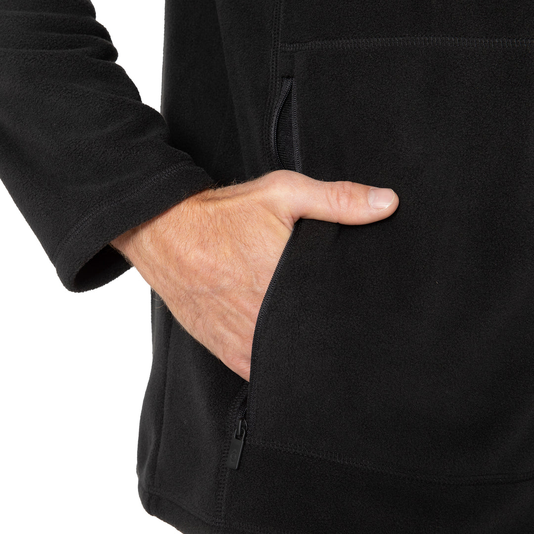 Polar Frutillar Full Zip Negro