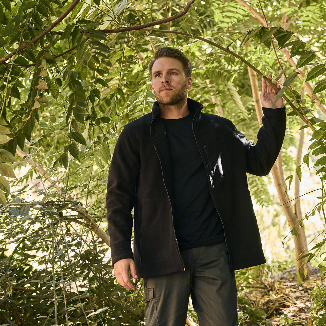 Polar Frutillar Full Zip Negro