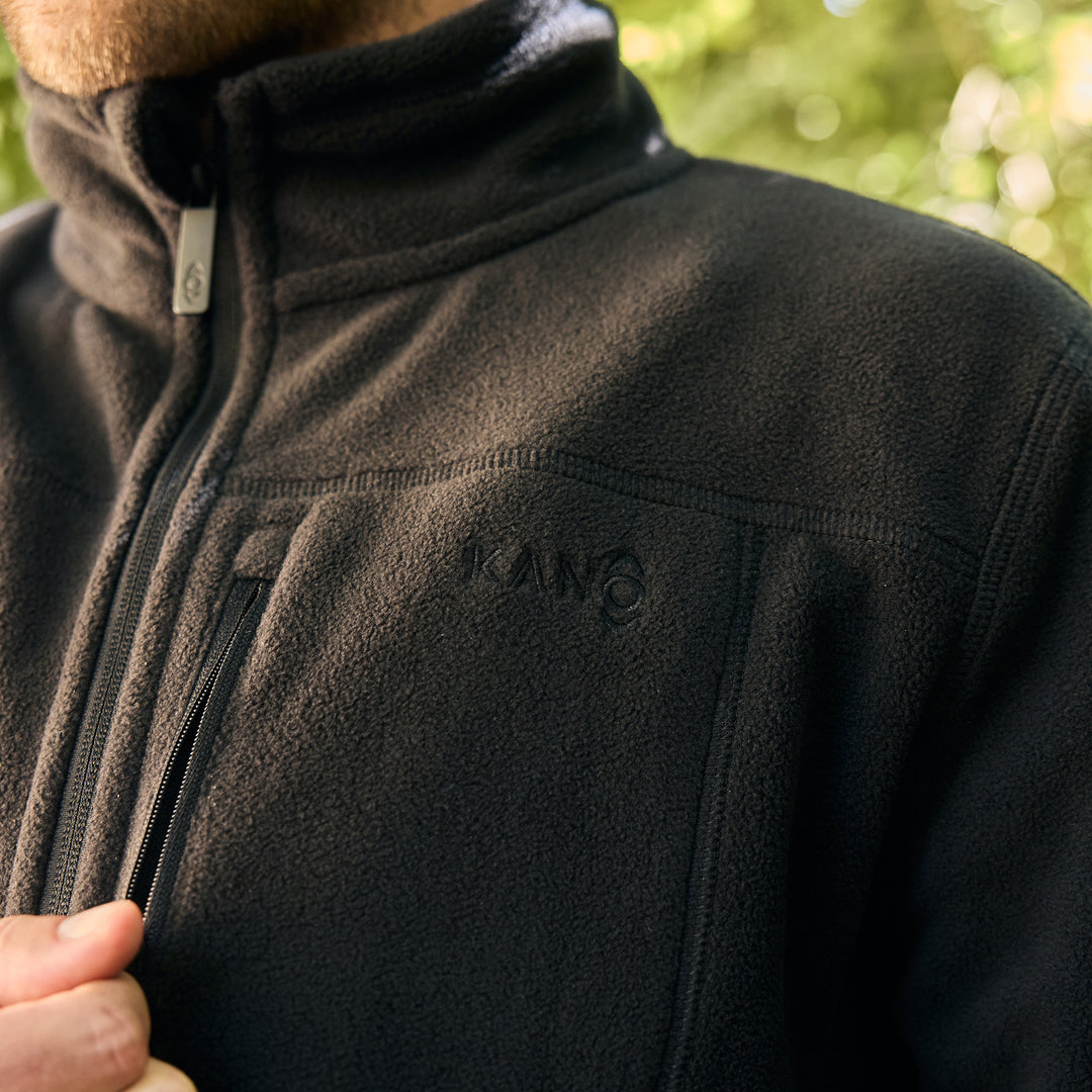 Polar Frutillar Full Zip Negro