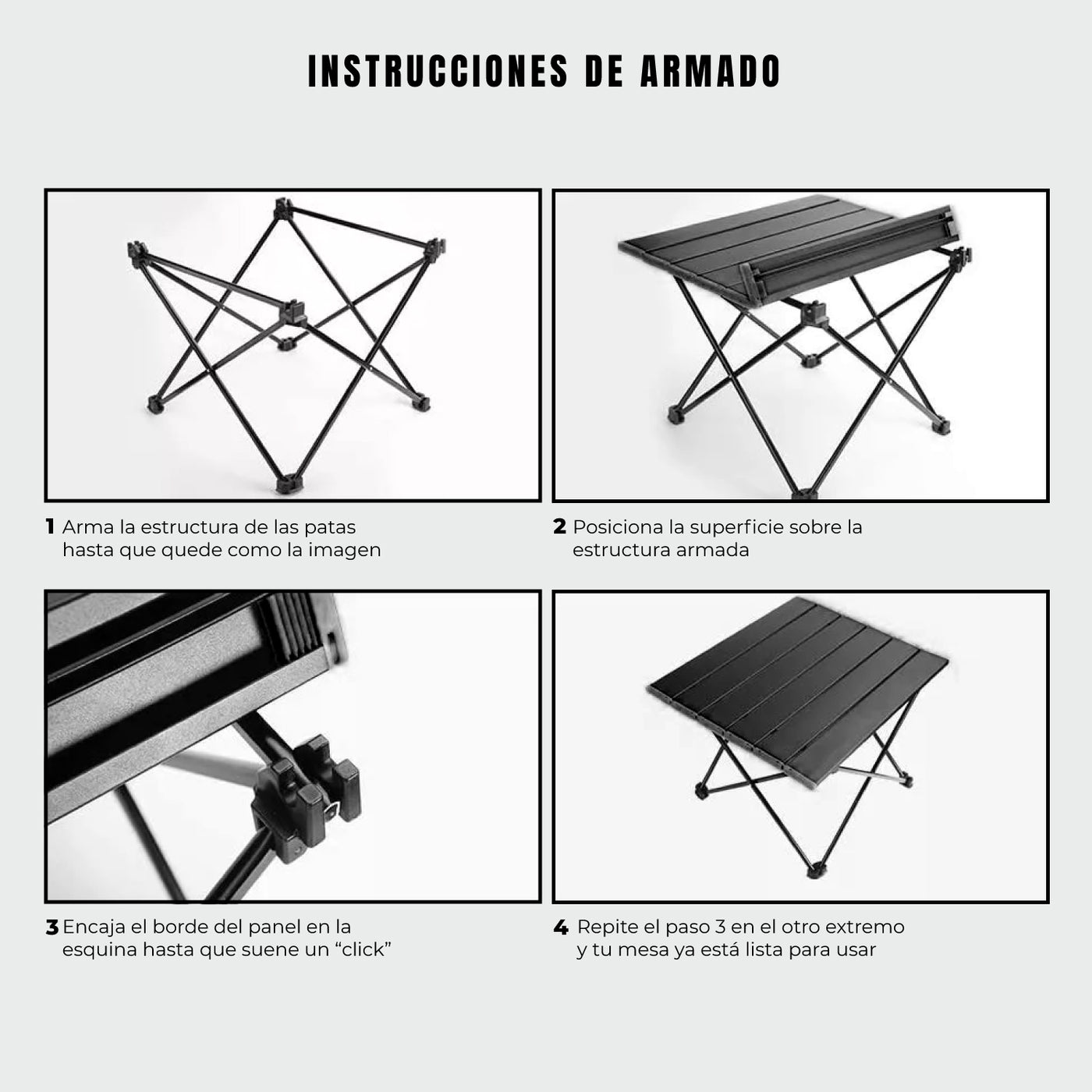 Mesa Plegable Camping