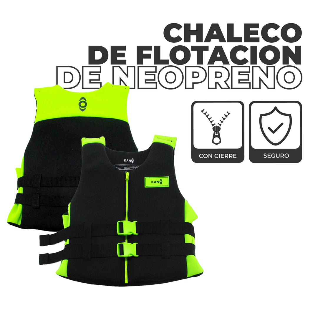 Chaleco Salvavidas Neopreno Negro