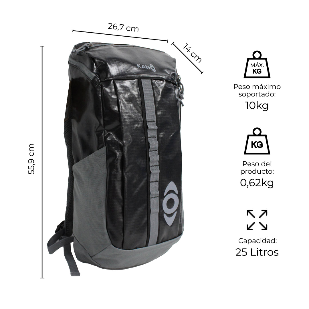 Mochila Outdoor 25L Andes Negro