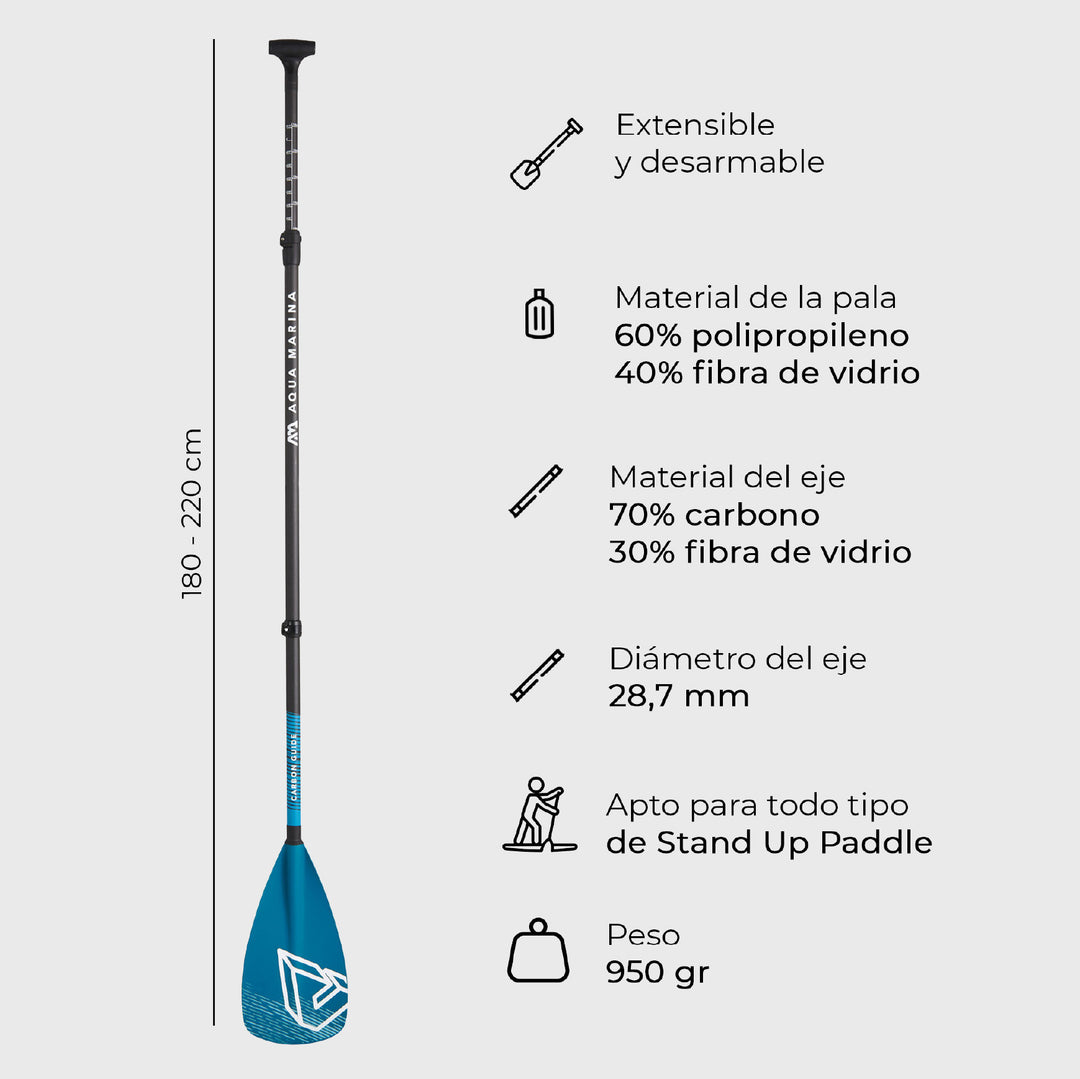 Remo SUP Stand Up Paddle Carbon Guide