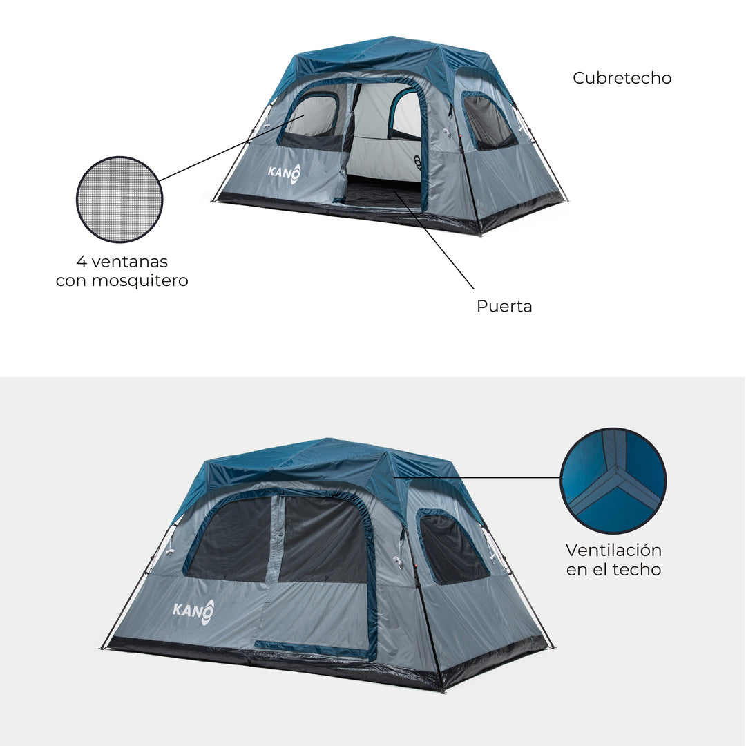 Carpa Automática Colbun 8 Personas