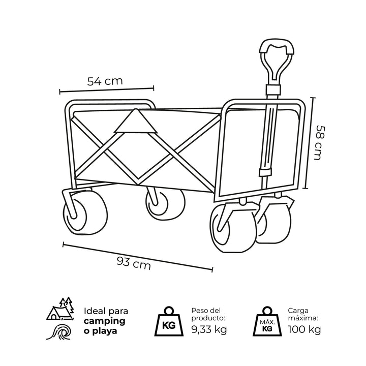 Carro de Transporte Plegable Sherpa