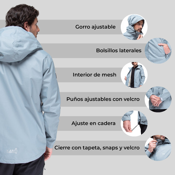 Cortavientos Impermeable Lenga Stormy