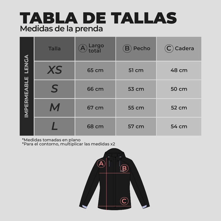 Combo Impermeable Lenga + Polar Tejido Notro Mujer