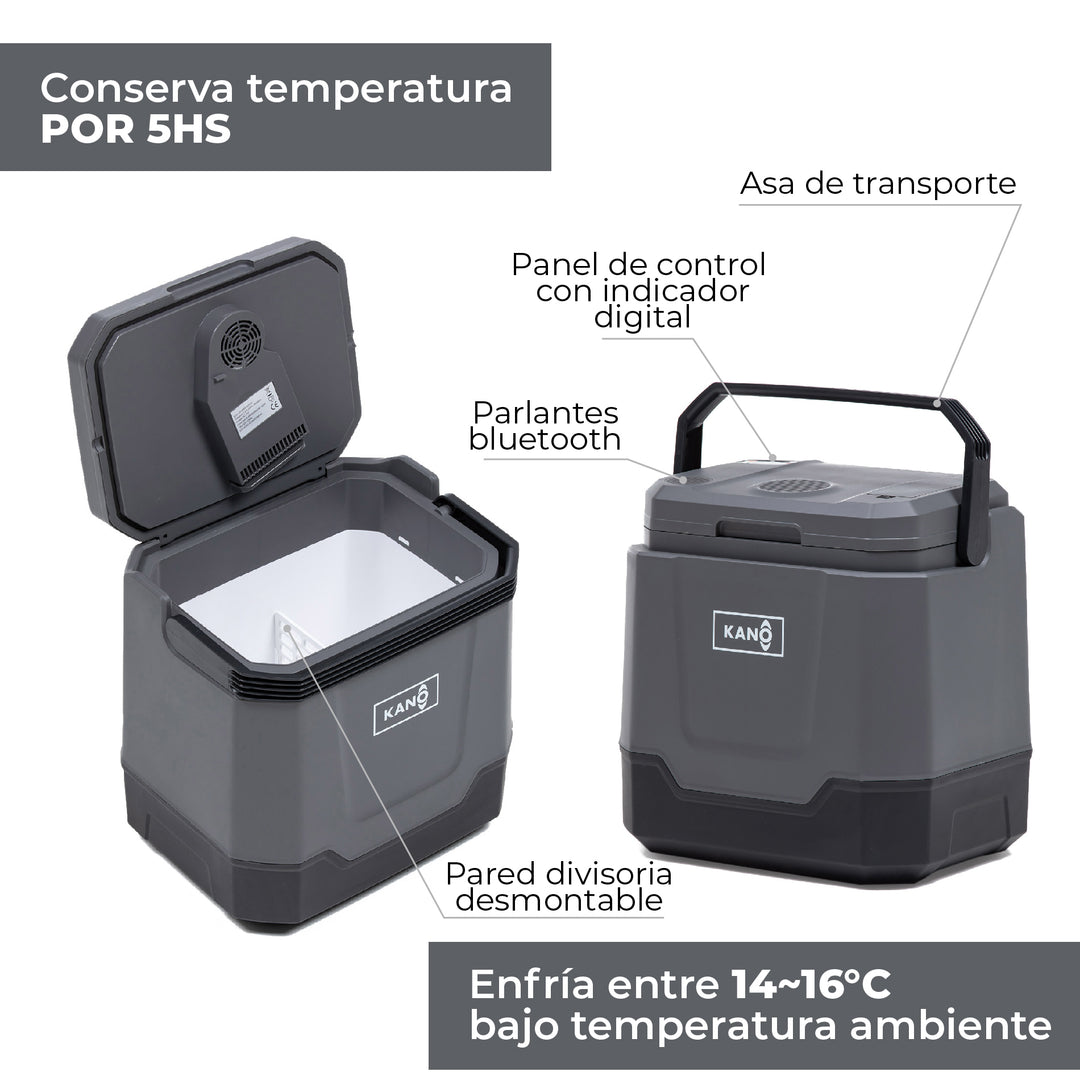 Cooler Eléctrico Queulat Gris