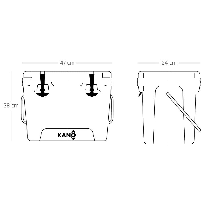 Cooler Exploradores 20QT Calipso