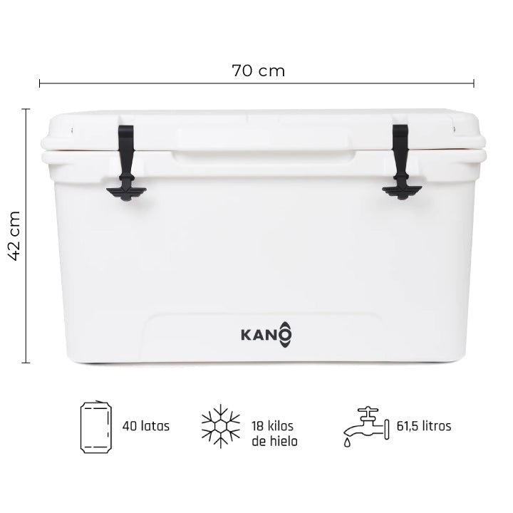 Cooler Rígido San Rafael 65QT Blanco