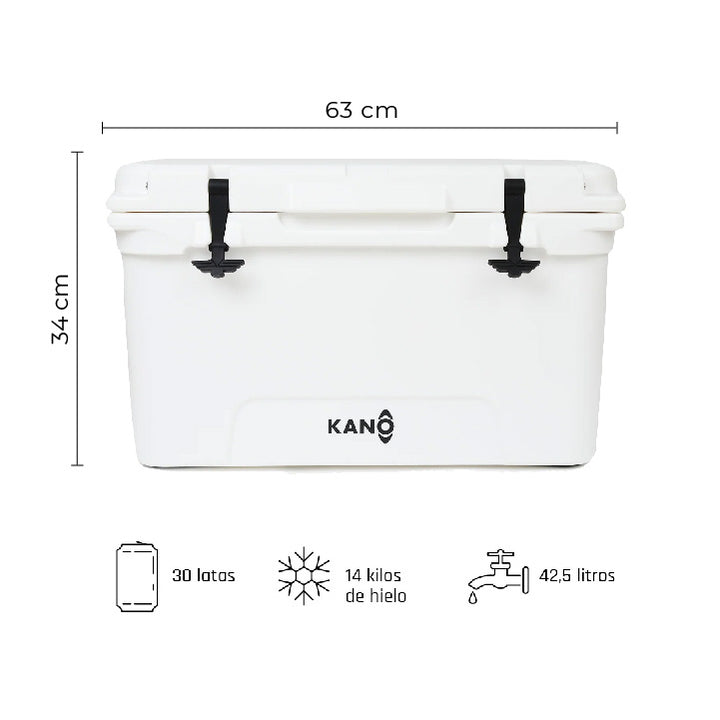 Cooler O´Higgins 45QT Blanco