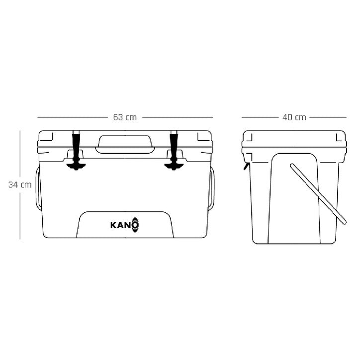 Cooler O´Higgins 45QT Blanco