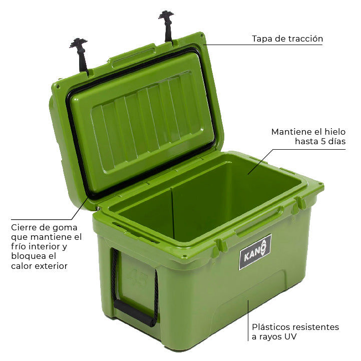 Cooler O´Higgins 45QT Verde