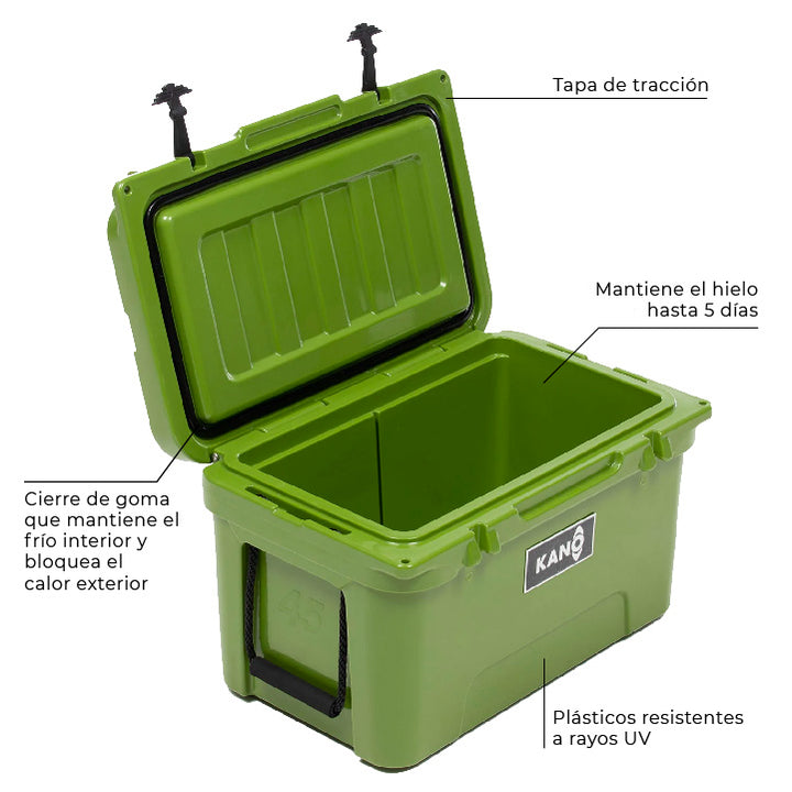 Cooler O´Higgins 45QT Verde