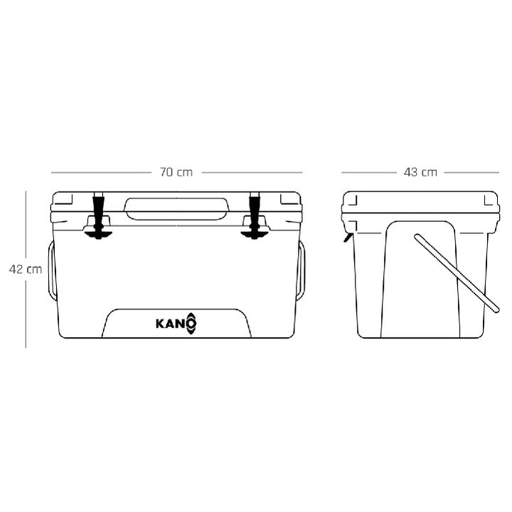 Cooler Rígido San Rafael 65QT Blanco