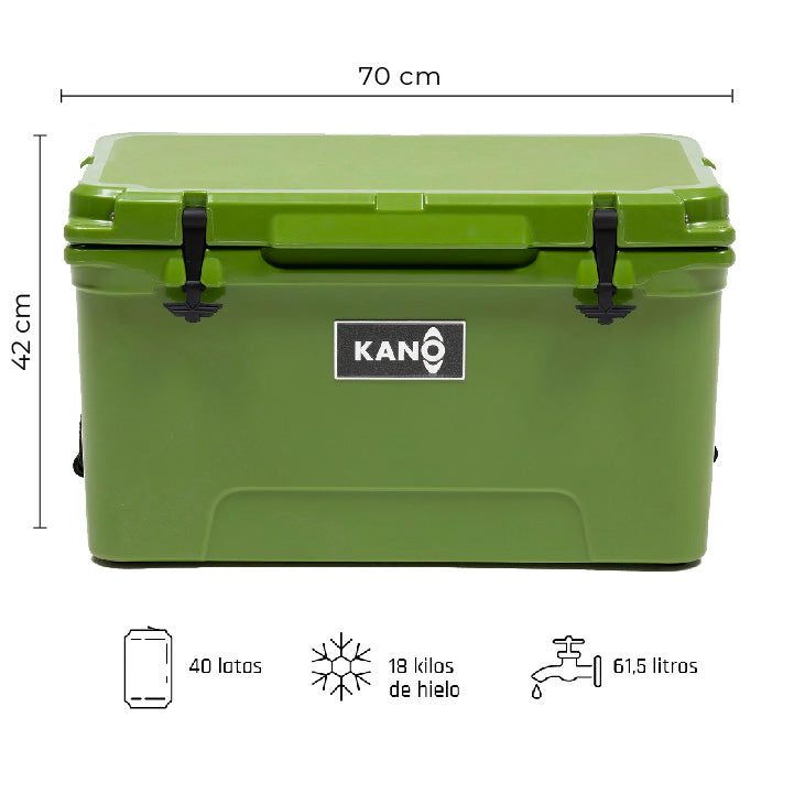 Cooler Rígido San Rafael 65QT Verde