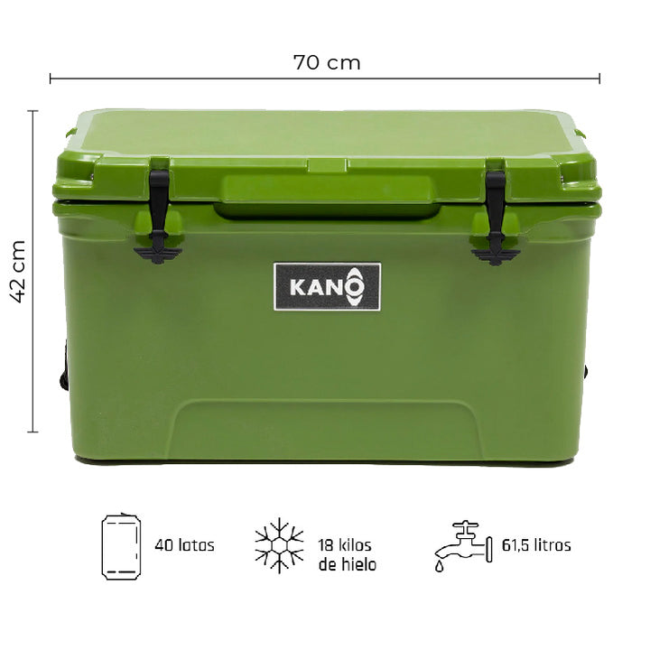 Cooler Rígido San Rafael 65QT Verde