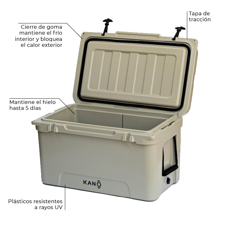 Cooler Rígido San Rafael 65QT Beige