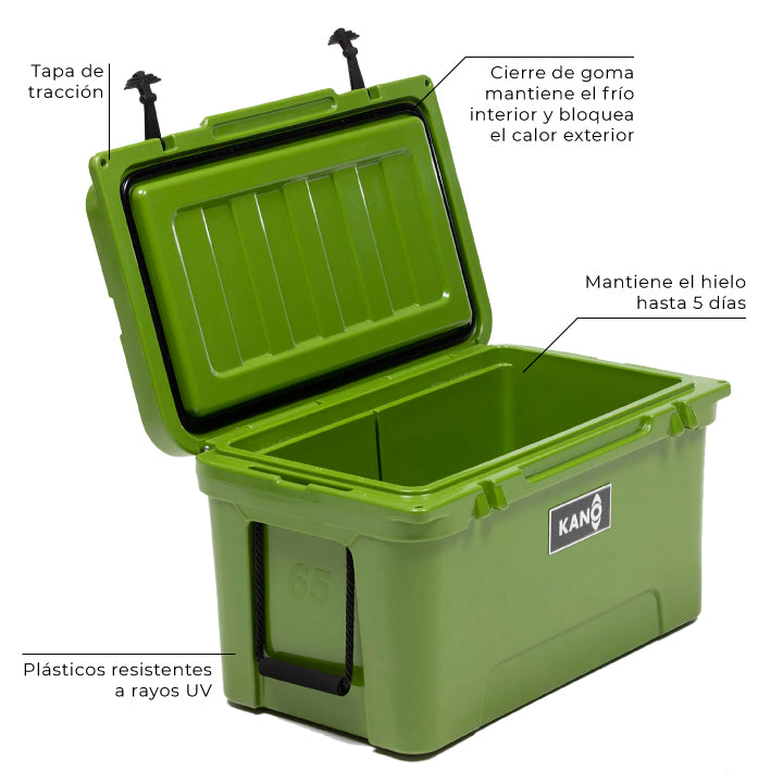 Cooler Rígido San Rafael 65QT Verde