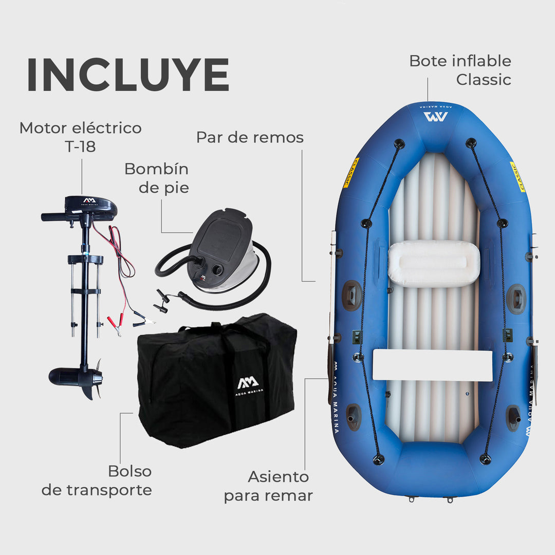 PREVENTA Bote Classic con Motor Eléctrico