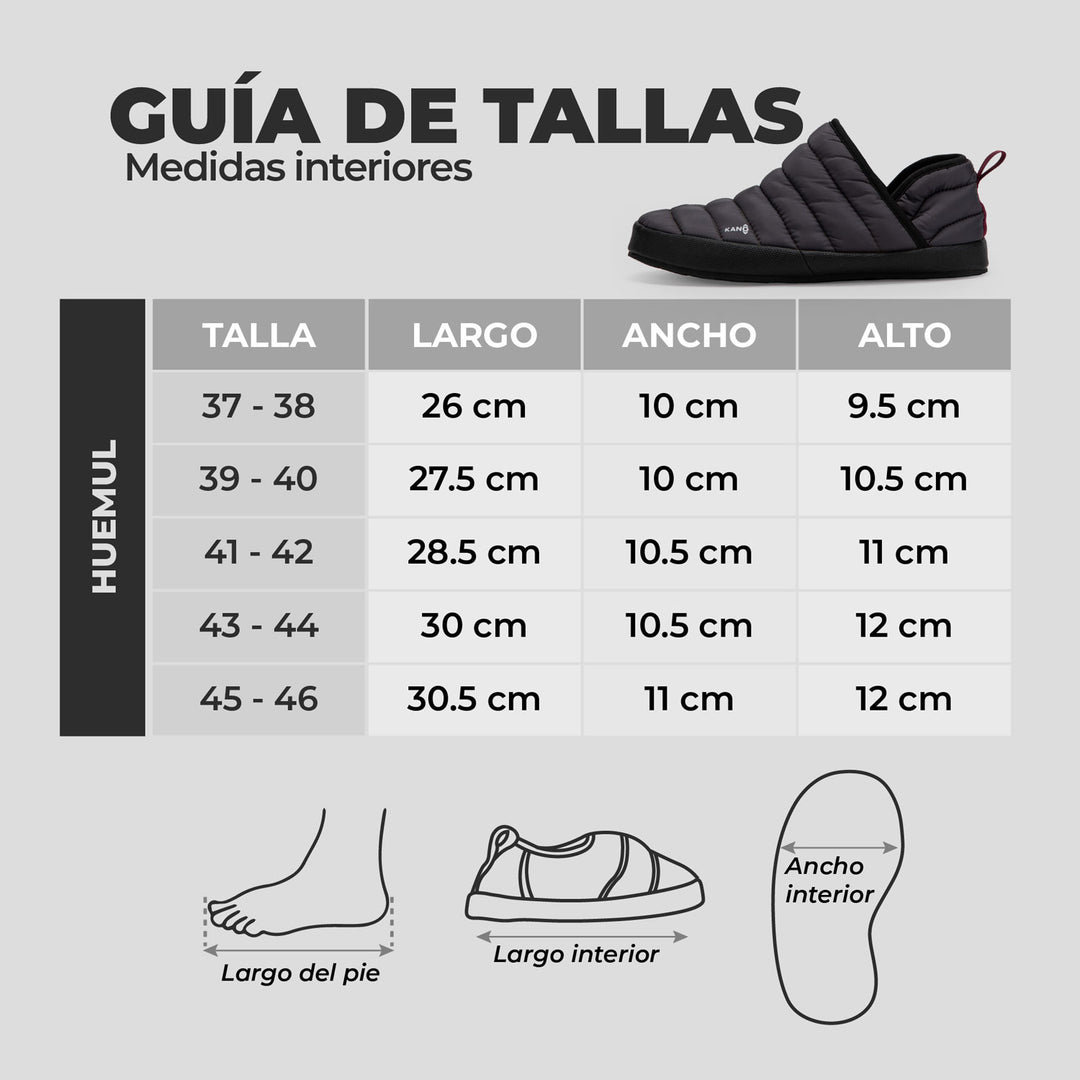 Pantuflas Outdoor Caña Alta Huemul Gris