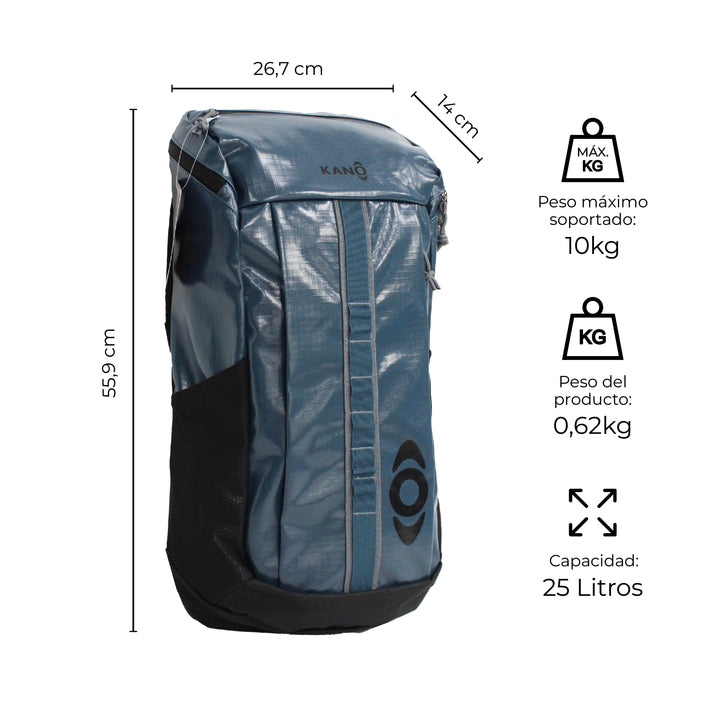 Mochila Outdoor 25L Andes Azul