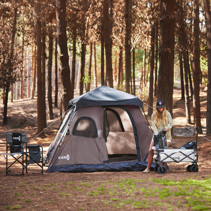 Combo Carpa Laja + 2 Silla Plegable Cucao + Mesa Plegable Roble