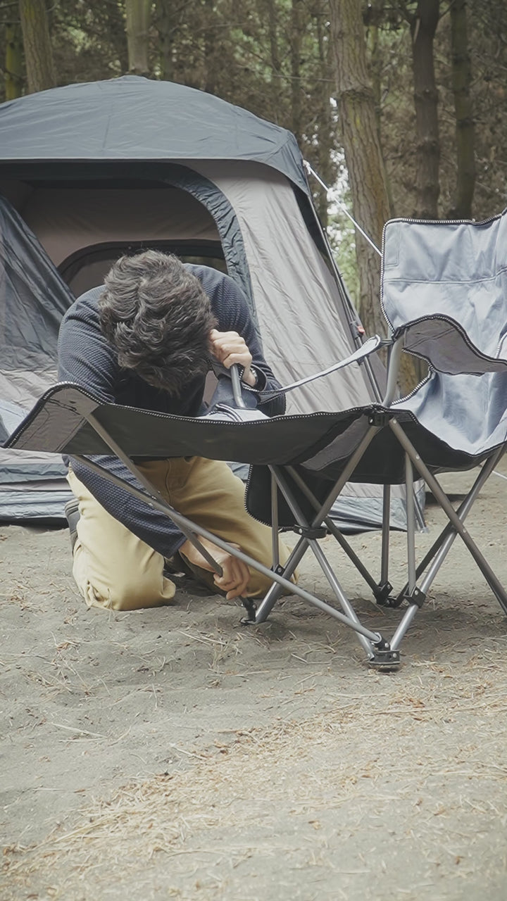 Silla Plegable Con Apoya Pies Cujas