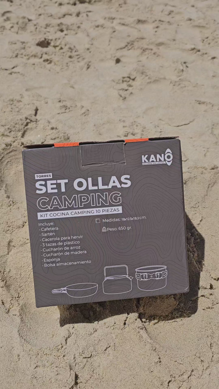 Set de Ollas Para Camping Torres