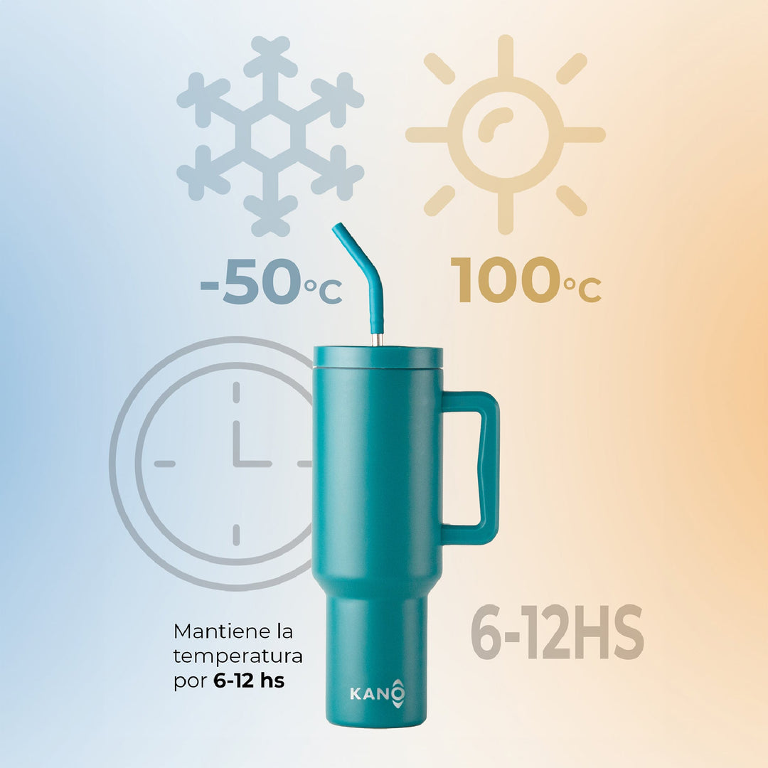 Mochila Andes + Vaso Quencher Petróleo