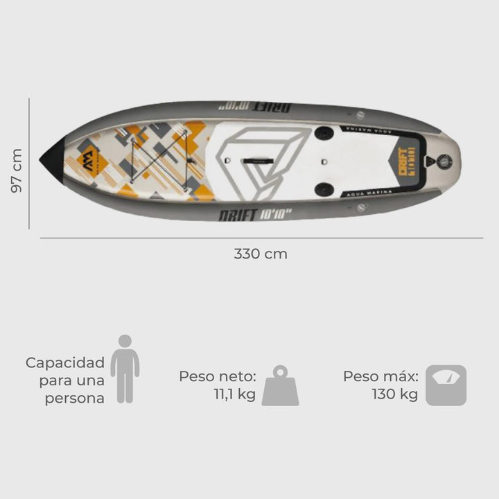 Stand Up Paddle SUP Pesca Drift 10'10''