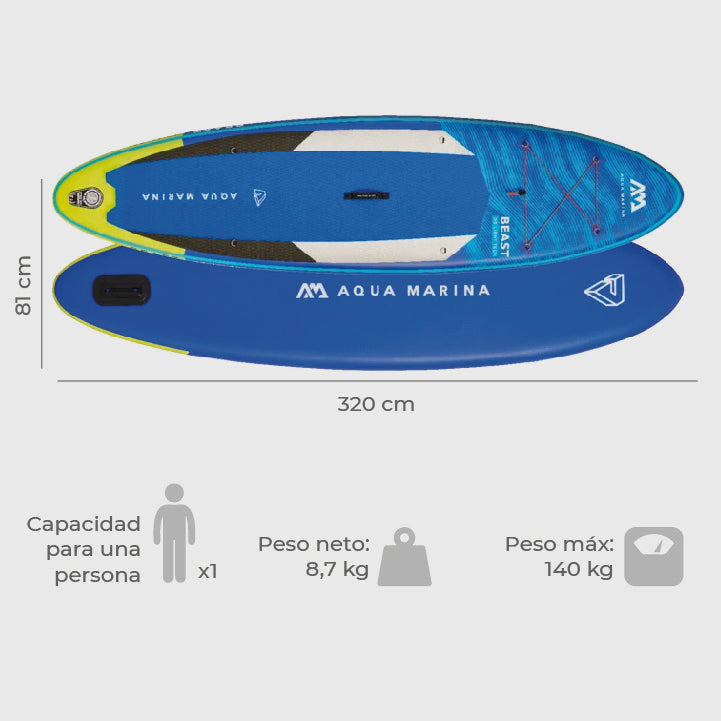 Stand Up Paddle SUP Beast 10’6”