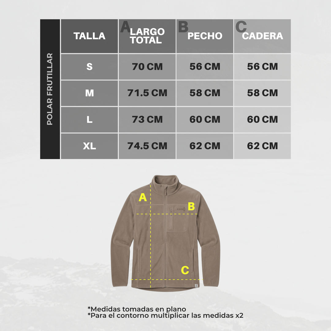 Polar Frutillar Full Zip Taupe