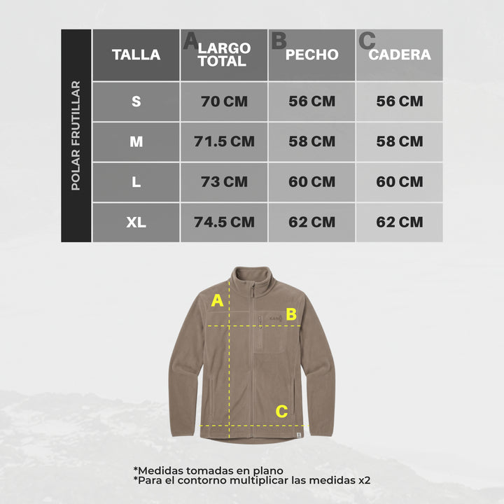 Polar Frutillar Full Zip Taupe