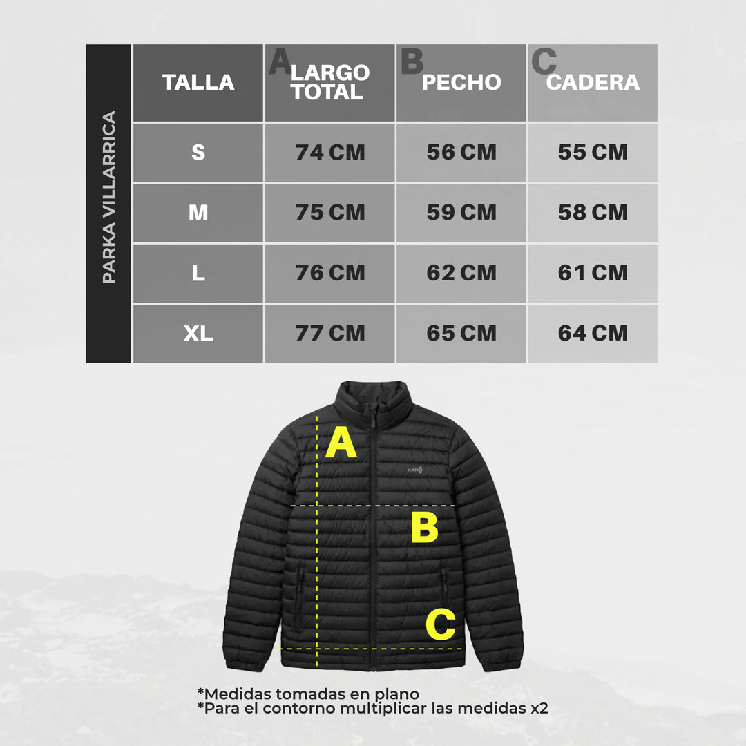 Parka Insulada Villarrica Hombre