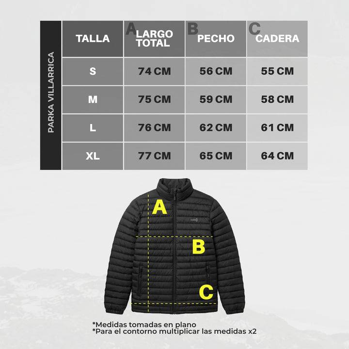 Parka Insulada Villarrica Hombre