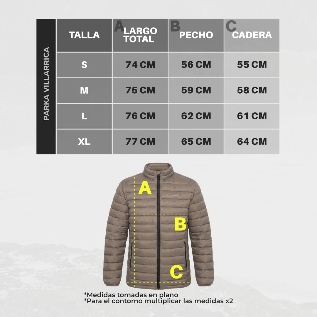 Parka Insulada Villarrica Hombre