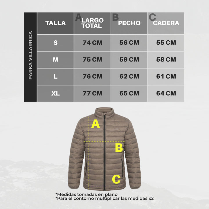 Parka Insulada Villarrica Hombre
