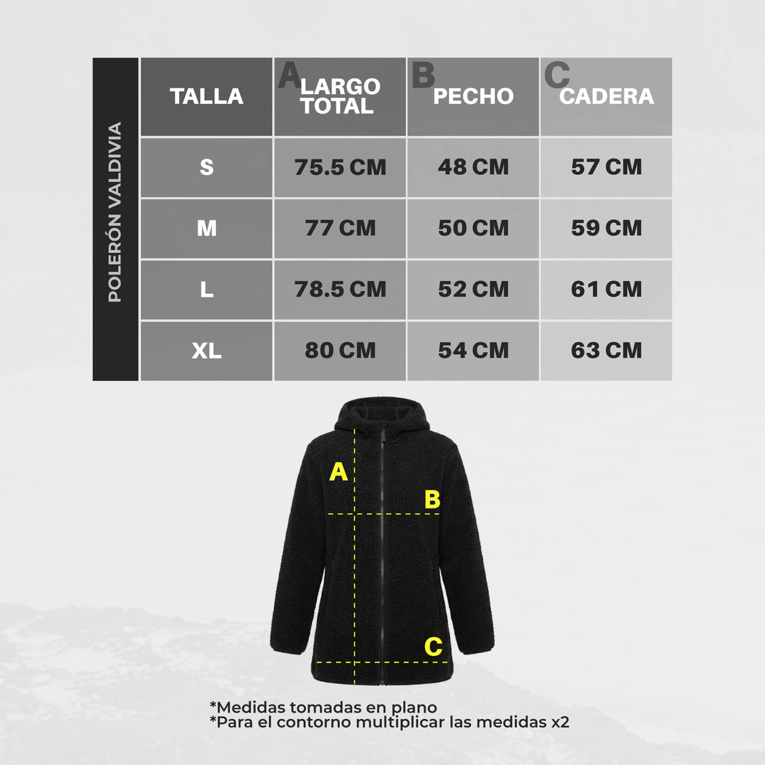 Chaqueta Chiporro Largo Ancud