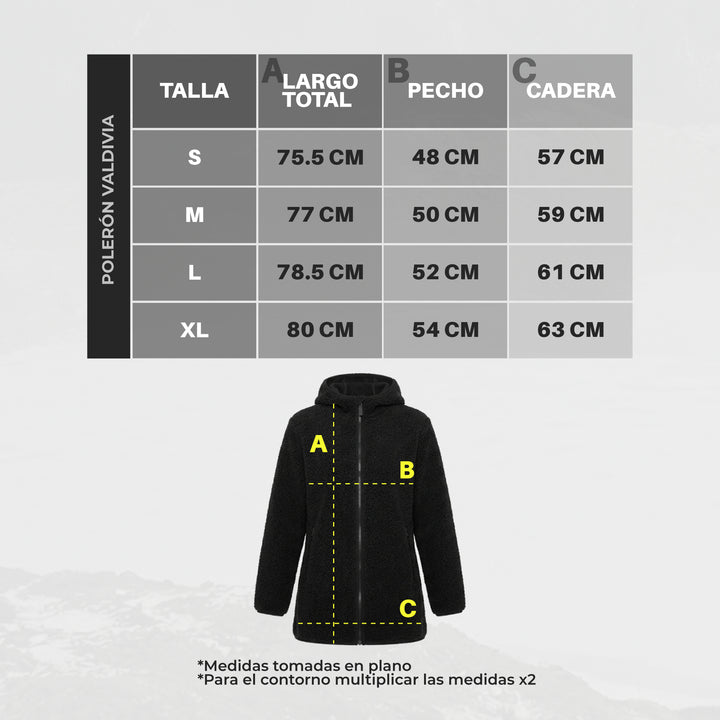 Chaqueta Chiporro Largo Ancud