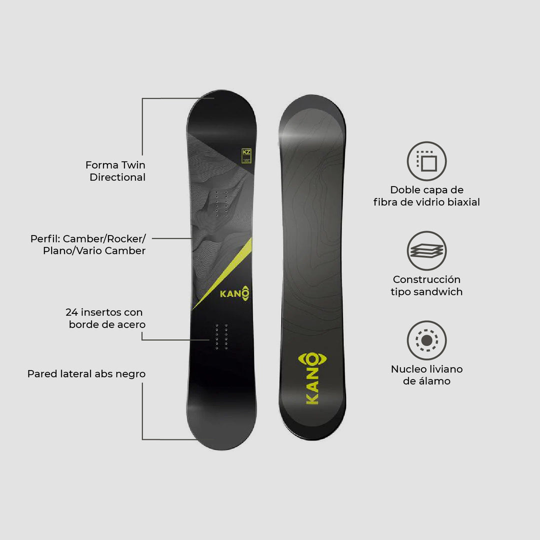 Tabla Snowboard KZ Twin Directional